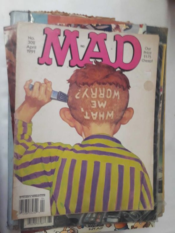 MAD NO:302 APRİL 1991*DERGİ İKİNCİ EL