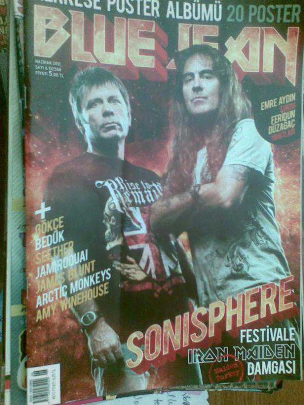 BLUE JEAN HAZİRAN 2011-EMRE AYDIN-IRON MAIDEN