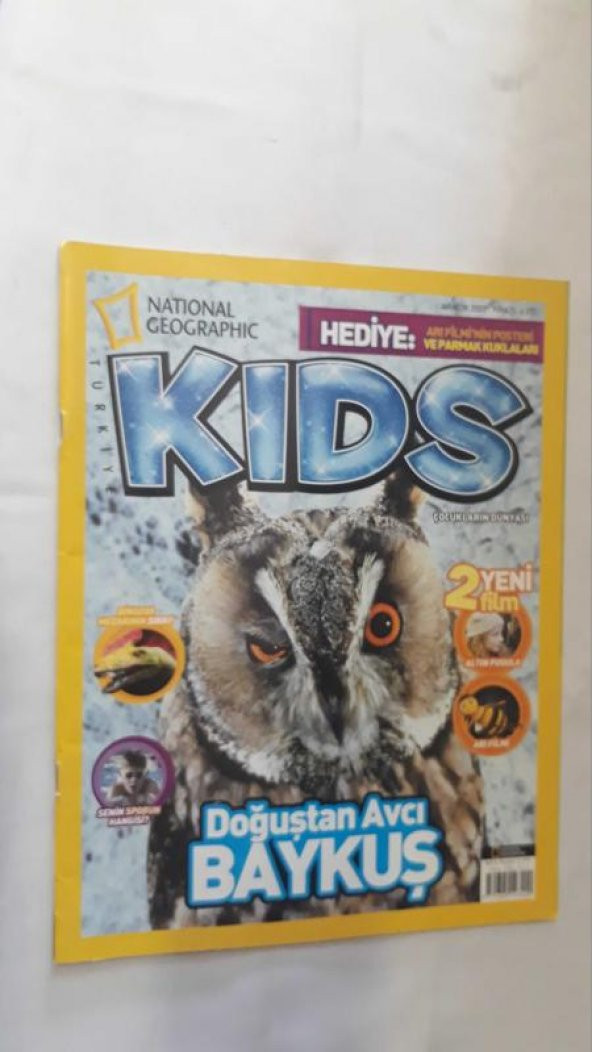 NATIONAL GEOGRAPHIC KIDS ARALIK 2007 DOĞUŞTAN AVCI BAYKUŞ*MARSIN DEĞİŞEN YÜZÜ*DOĞANIN REKORTMENLERİ - 1