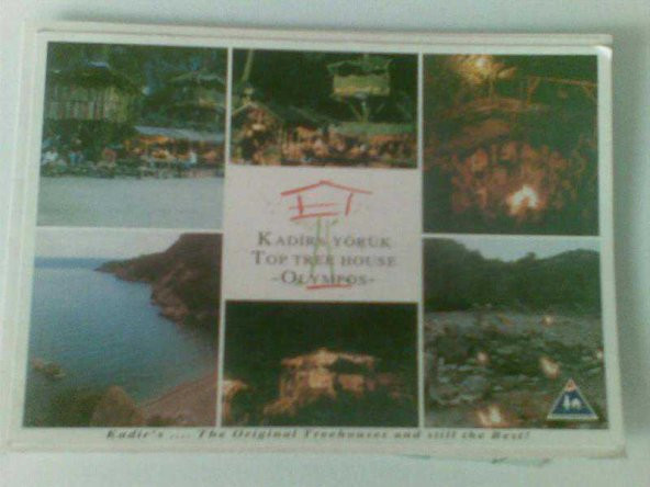 KADİRS YÖRÜK TOP TREE HOUSE OLYMPOS -KARTPOSTAL