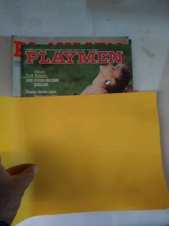 PLAYMEN TEMMUZ 1988*NAZAN AYAS*OYA AYDOĞAN*BANU ALKAN*METİN MİLLİ ropörtaj*orta sayfa YAPRAK*DİNE UYGUN BİRLEŞME*KOMŞUNUN KIZI