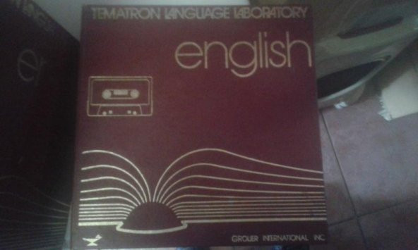 TEMATRON LANGUAGE LABORATORY - ENGLISH 10 cilt takım+1 life in britain + 15 Çalışma Kasedi*ikinci el - 2