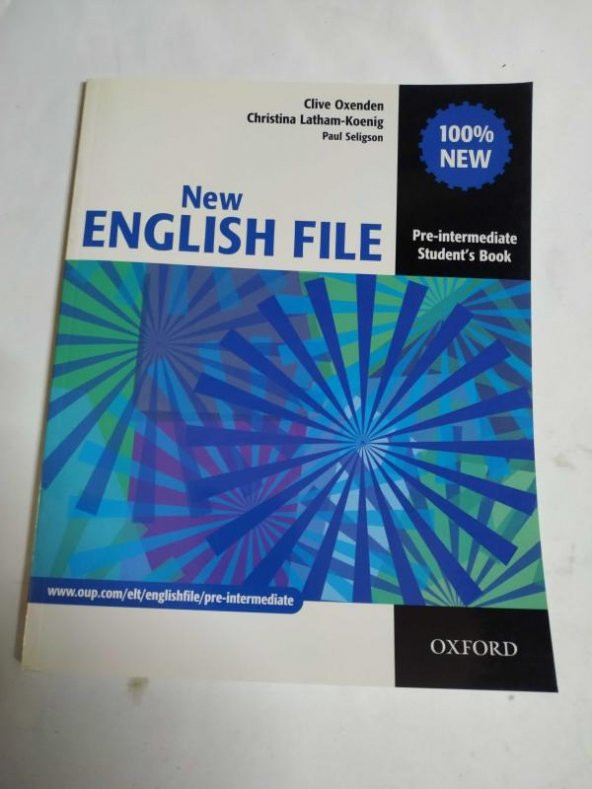 NEW ENGLISH FILE Pre-Intermediate Students Book * TERTEMİZ * İKİNCİEL