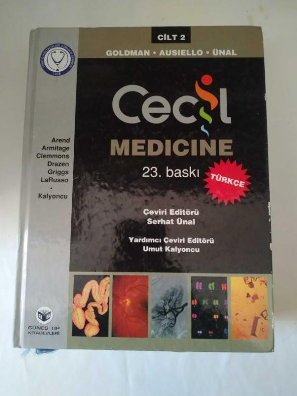 CECİL MEDİCİNE 2 CİLT  (TÜRKÇE BASKI) GOLDMAN  * ikinciel temizzz - 1