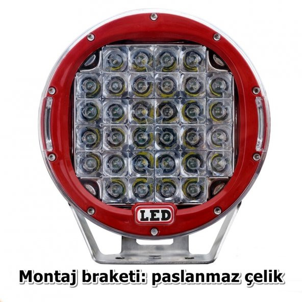 Off Road Led Lamba 96w 32 Led Explorer Kırmızı - 6
