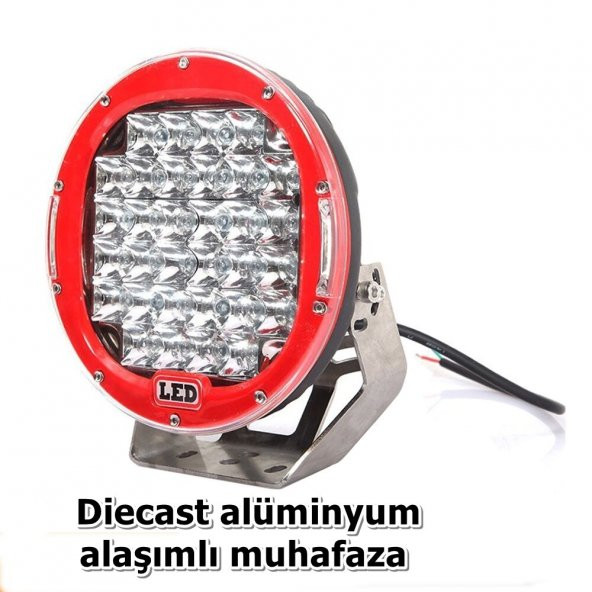 Off Road Led Lamba 96w 32 Led Explorer Kırmızı - 4