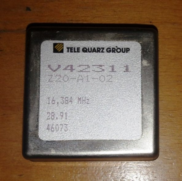 Tele Quarz Group V42311-Z20-A1-02 16,384 MHz Kristal Osilatör - Resim 2