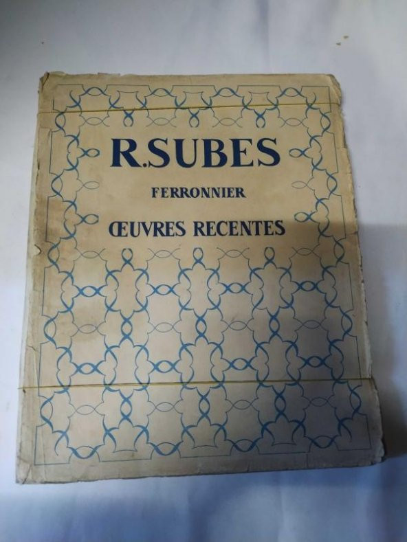 R. SUBES FERRONNIER - ŒUVRES RÉCENTES 1961  * ikinciel - 1