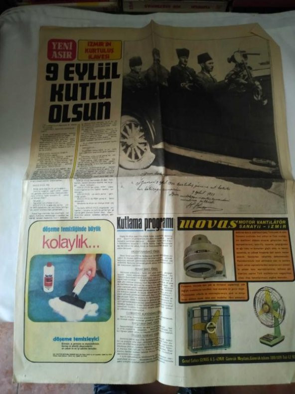 YENİ ASIR İZMİRİN KURTULUŞ İLAVESİ*AKER TARIM MAKİNALARI*GEY GİYİM SANAYİ*CİNCİBİR - ÜLKER CAN TEREYAĞLARI reklamları - 1