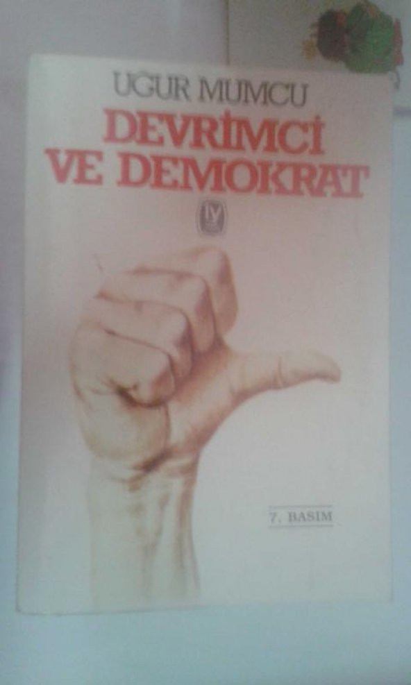 DEVRİMCİ VE DEMOKRAT UĞUR MUMCU*İKİNCİ EL