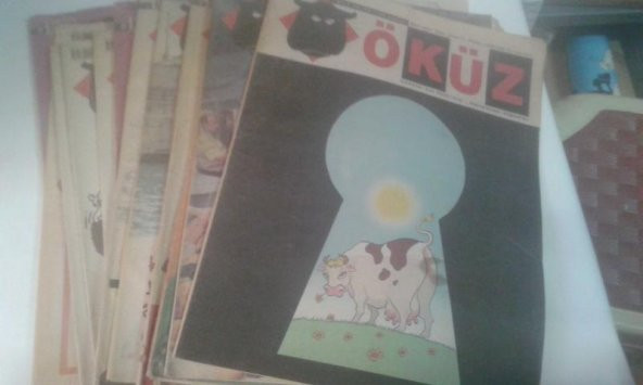 16 ADET ÖKÜZ HAFTALIK KÜLTÜR-FİZİK DERGİSİ SAYI:2,5354,55,57,58,60,63,64,69,70,71,74,82,84,85 - 1