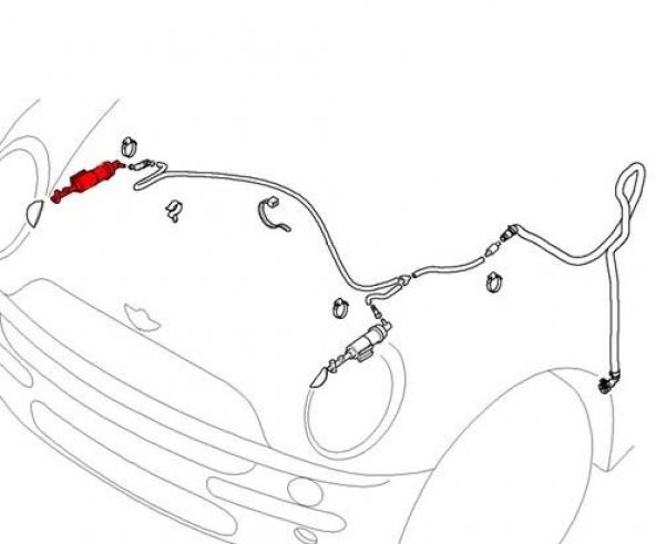 MİNİ COOPER R50 R52 R53 FAR YIKAMA ROBOTU SAĞ 61677147046 - 2
