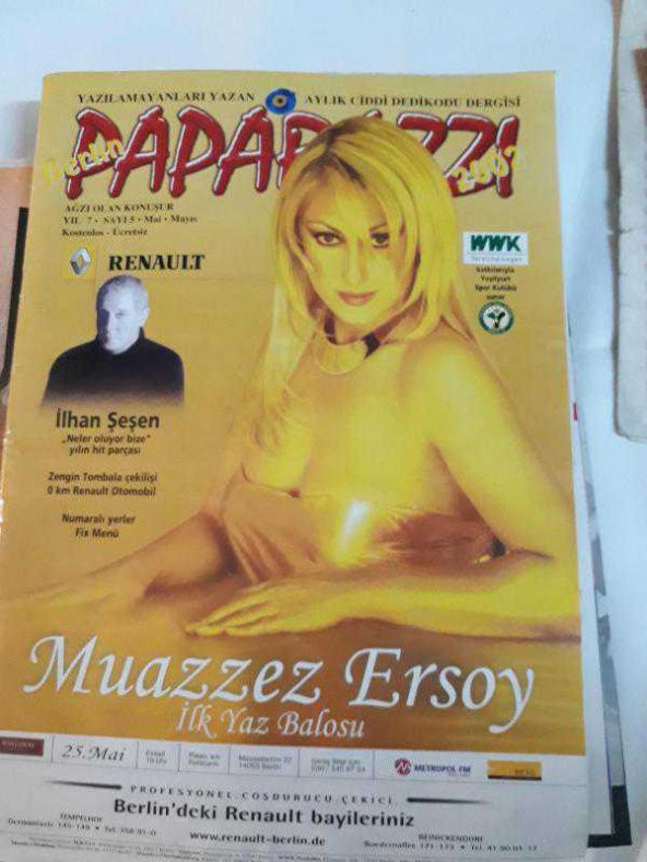 PAPARAZZI SAYI-5 MAYIS 2002 MUAZZEZ ERSOY