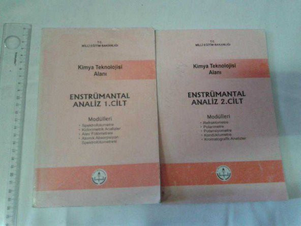 ENSTRÜMANTAL ANALİZ CİLT 1-2 KİMYA TEKNOLOJİSİ ALANI 2011 MEB - - (kitap ikinciel dir)