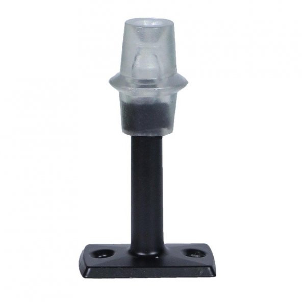 Kapı Tamponu Stoperi Mat Siyah Kapı Stopu 8 cm (5 ADET) - 2