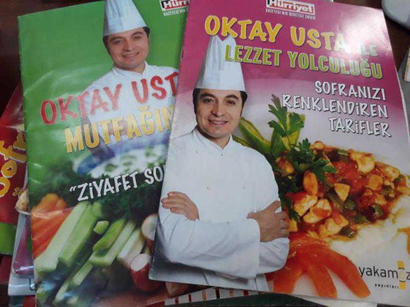 HÜRRİYET 2 ADET OKTAY USTA İLE LEZZET YOLCULUĞU-(dergi ikinci eldir) - 1