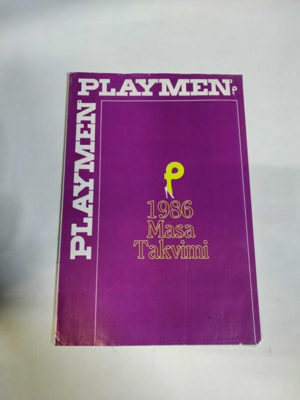 PLAYMEN 1986 MASA TAKVİMİ / ÇİZİM -ÇİZGİ EROTİK / SEZEN AKSU *AJDA PEKKAN*NÜKHET DURU-EMEL SAYIN-MÜJDE AR-