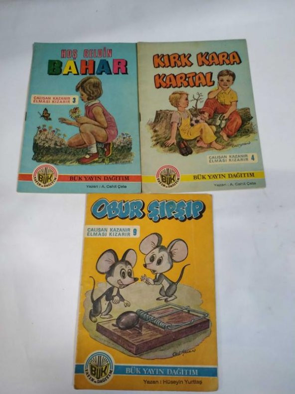 ÇALIŞAN KAZANIR ELMASI KIZARIR 3-4-9 / HOŞ GELDİN BAHAR - KIRK KARA KARTAL - OBUR ŞIPŞIP