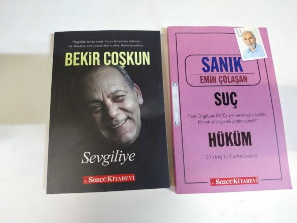 SÖZCÜ KİTABEVİNDEN 2 KİTAP  ** SANIK EMİN ÇÖLAŞAN / SEVGİLİYE BEKİR COŞKUN