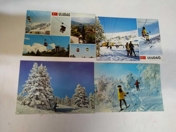 ULUDAĞ KAR TATİLİ BURSA 4 KARTPOSTAL / KARTPOSTAL  / KARTPOSTAL