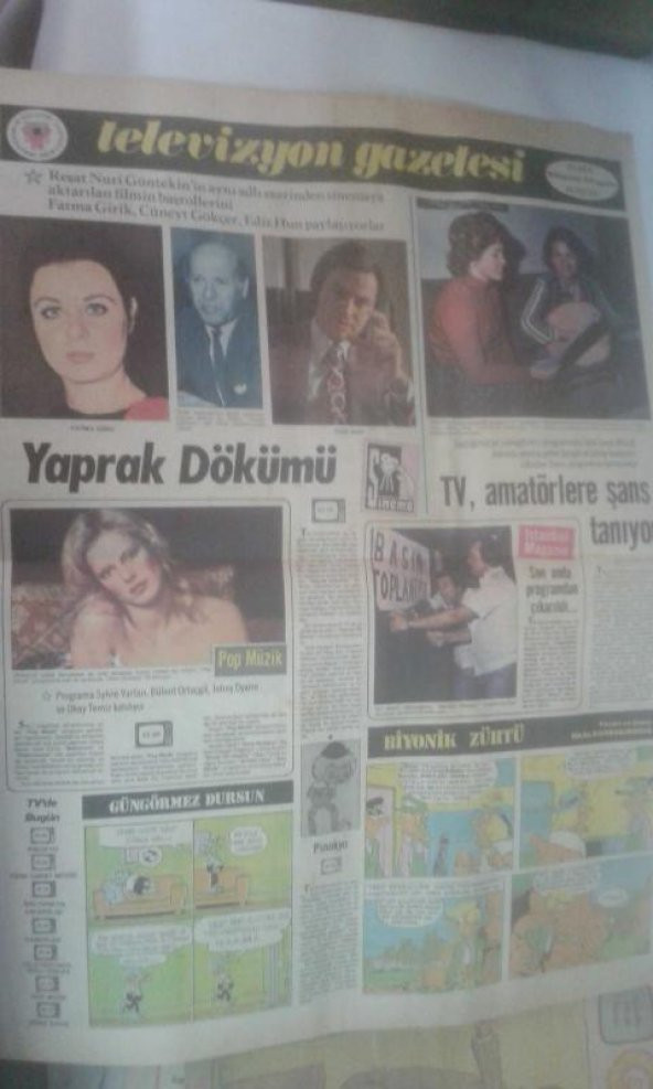 SARMAŞIK 1 KASIM 1977 SALI FİLİZ AKIN*FATMA GİRİK*EDİZ HUN*ŞENGÜL VE ŞENAY KARDEŞLER - 2