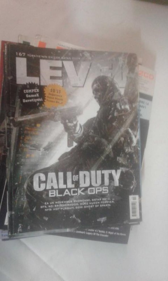 LEVEL OYUN DERGİSİ SAYI:167 ARALIK 2010 CALL OF DUTY BLACK OPS