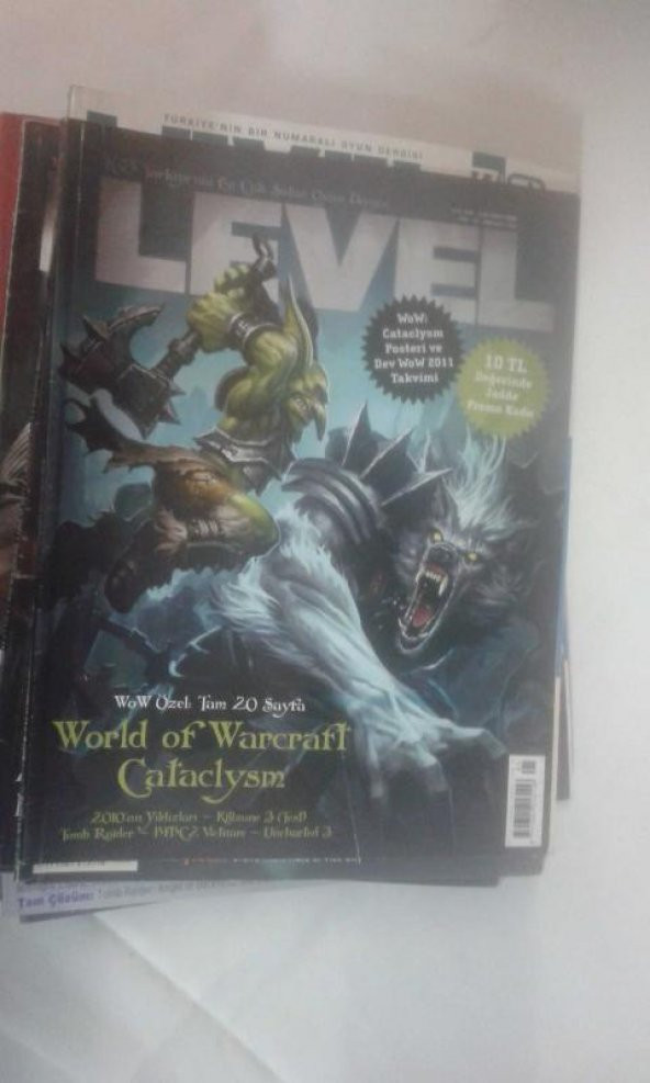 LEVEL OYUN DERGİSİ SAYI:168 OCAK 2011 WORLD OF WARCRAFT CATACLYSM