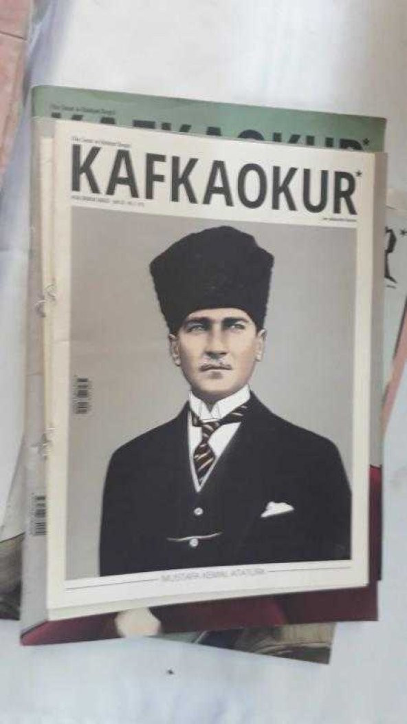KAFKAOKUR SAYI:33 KAPAK:MUSTAFA KEMAL ATATÜRK
