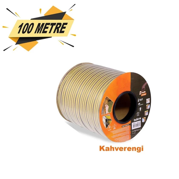 Kapı Pencere Bandı Fitili Yapışkanlı Soğuk İzolasyon 50x2=100 Mt - 3