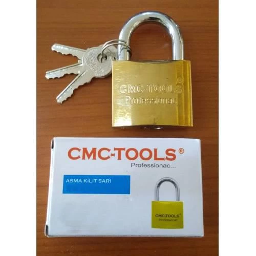 Cmc Asma Kilit Sarı 3 Anahtarlı - 2
