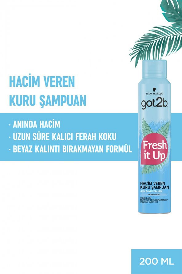 Fresh It Up Volume Kuru Şampuan 200 ml X 2 Adet - 2
