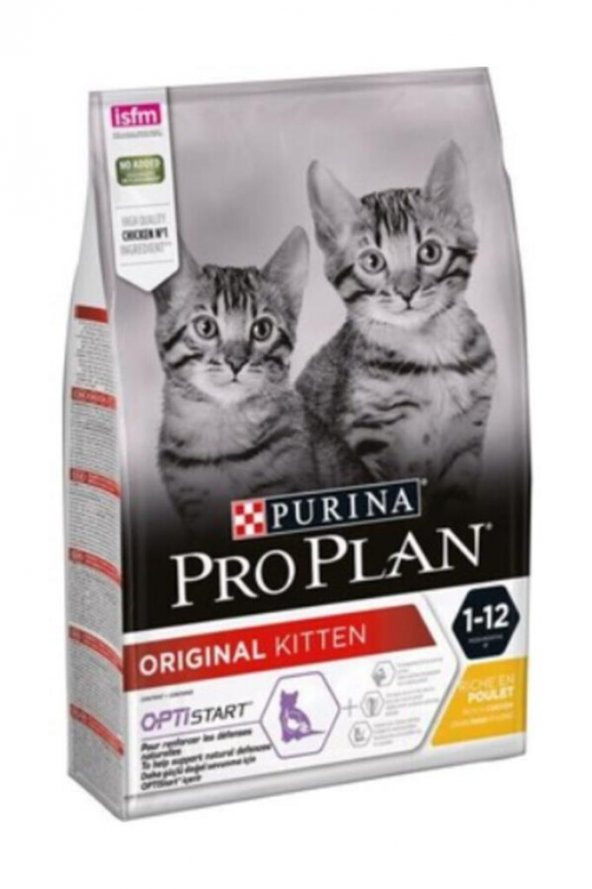 Proplan PRO PLAN Kitten Tavuklu Pirinçli Yavru Kedi Maması 3 kg