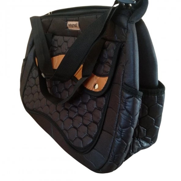 Babymol 2li Bebek Taşıma Seti Taşıma Çantası Portbebe - Siyah - 3