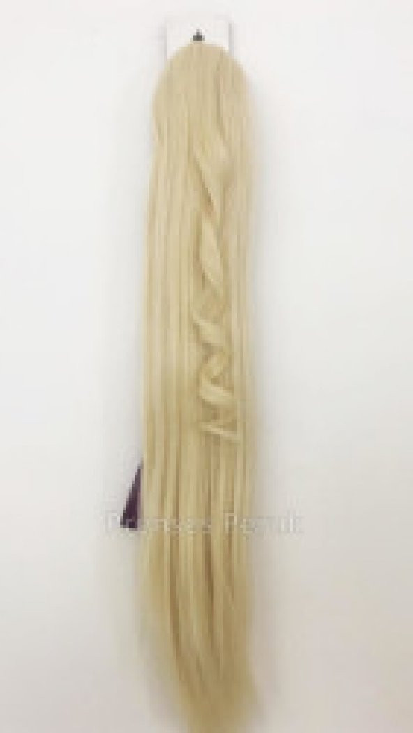 Küllü Platin Sarısı 60 cm Fiber Kanekalon Atkuyruk