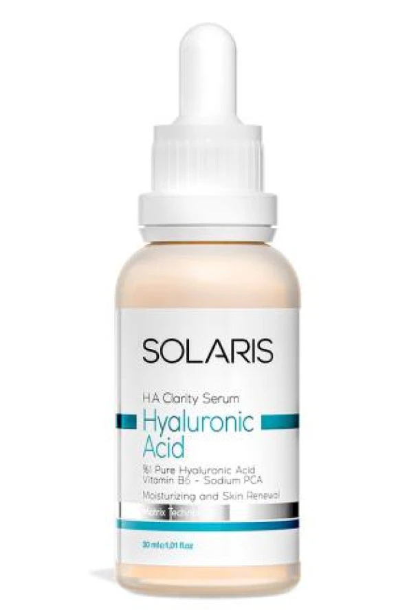 Solaris Hyaluronik Asit Serum Nemlendirici 30 ml (