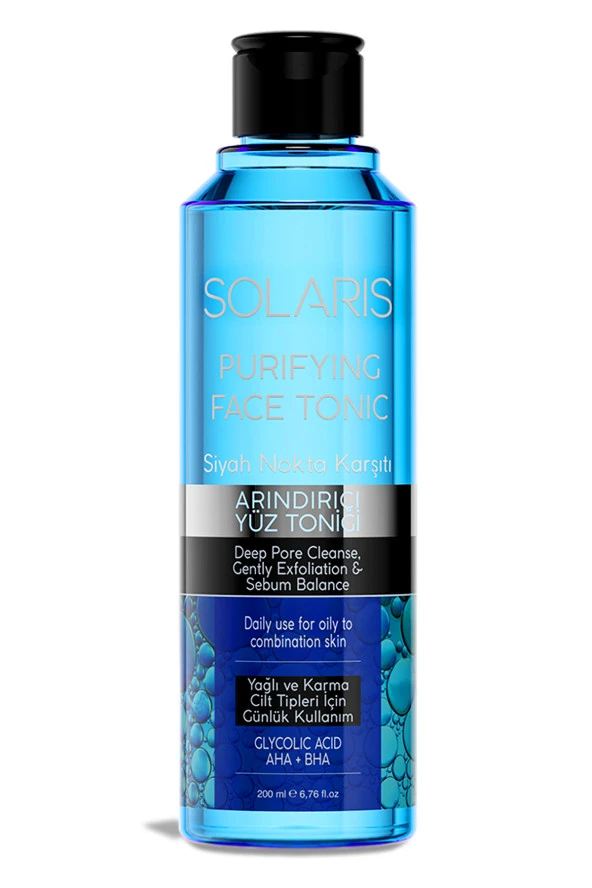 Solaris Yüz Temizleme Toniği Arındırıcı 200 ml