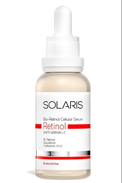 Solaris Retinol Serum Onarıcı ve Besleyici 30 ml (