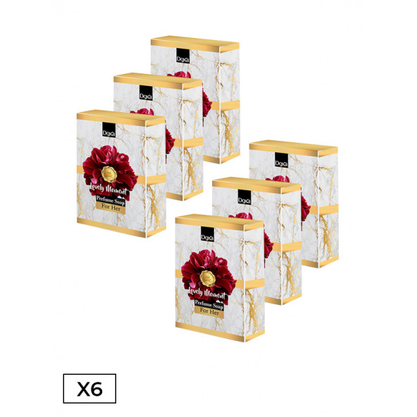 Doxa Parfümlü Kadın Sabunu Lovely Moments 100 gr 6 Adet Sabun