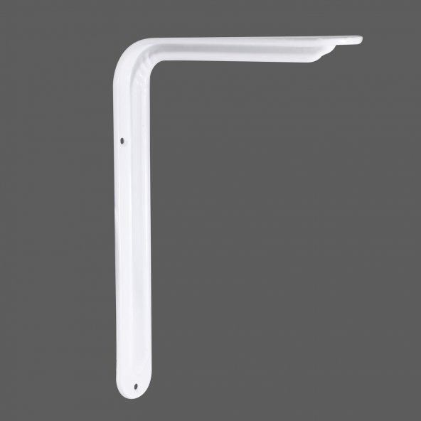 (2 ADET) Raf Altı Ayak Raf Tutucu L Demir 19 x 26 cm Beyaz Aparat - 5