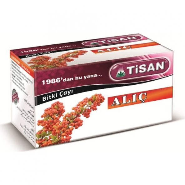 Tisan Alıç Çayı 20 Sallama Poşet
