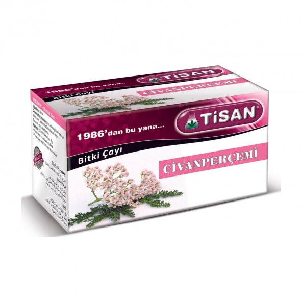 Tisan Civanperçemi Bitki Çayı 20 Sallama Poşet - 1
