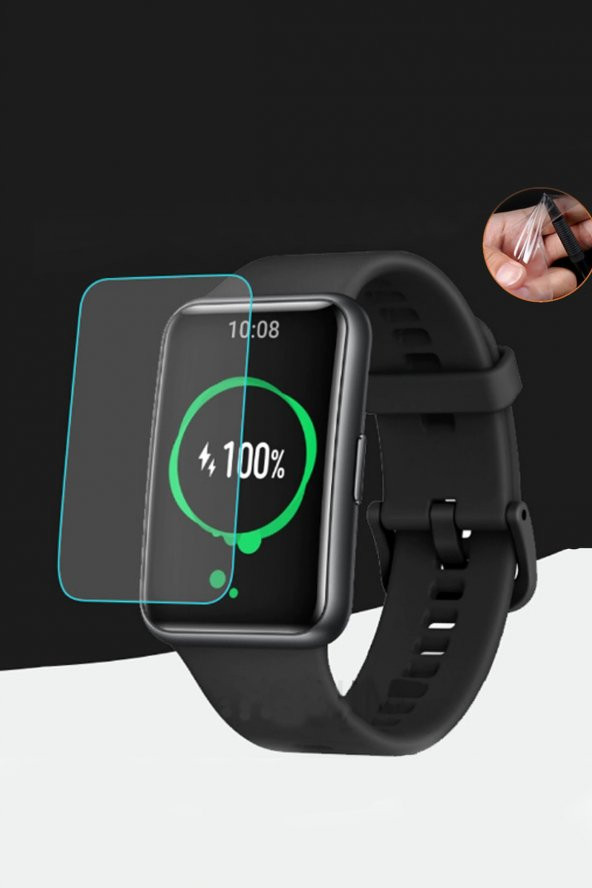 Microcase Huawei Watch Fit Uyumlu Esnek Ekran Koruma Filmi - 2