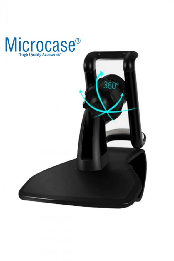 Microcase Araç İçi Gösterge Paneli için Döner Başlık Telefon Tutucu AL2365 - 6