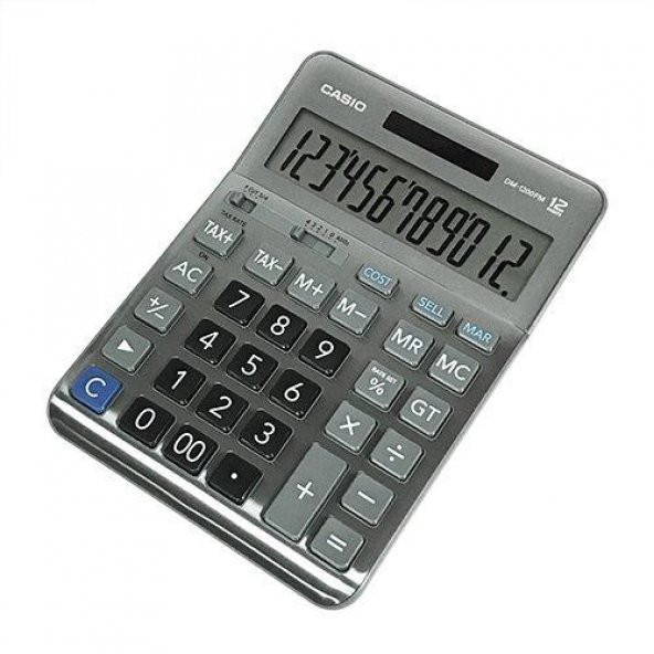 Casio DM-1200FM 12 Hane Masa Üstü Hesap Makinesi ürün görseli