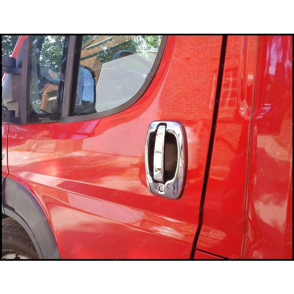 Fiat Ducato Krom Kapı Kolu+Çerçeve 2 kapı 2008 Üzeri P. Çelik - 3