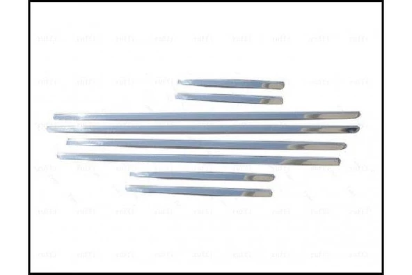 VW Touran Krom Cam Çıtası 8 prç. 2009 Üzeri P. Çelik - Resim 2