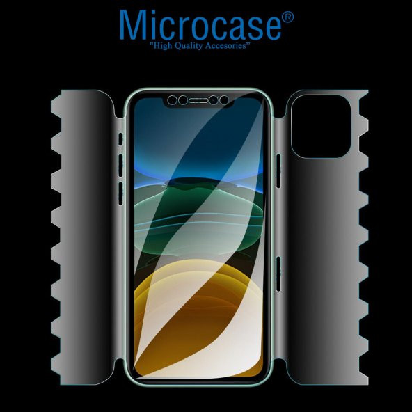 Microcase iPhone 11 Ön Arka Yan Koruma Full Body Film - FL360 - 2