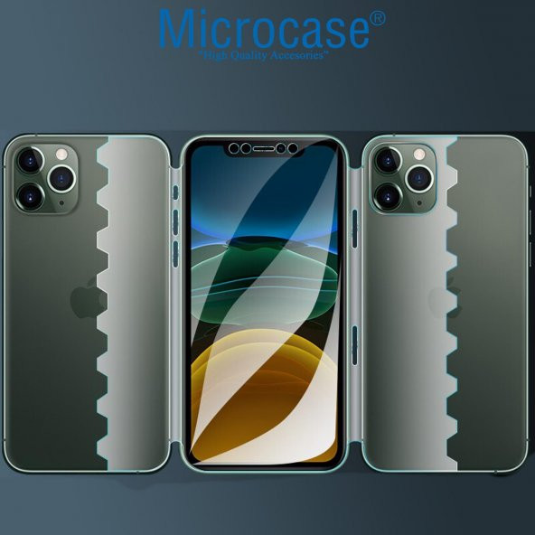Microcase iPhone 11 Ön Arka Yan Koruma Full Body Film - FL360 - 5