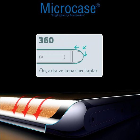 Microcase iPhone 11 Ön Arka Yan Koruma Full Body Film - FL360 - 7