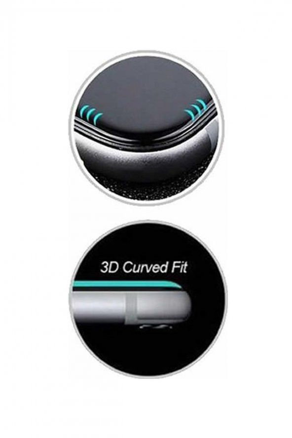 Microcase BlackBerry Priv 3D Curved Tam Kaplayan Tempered Glass Cam Koruma - Siyah - 2